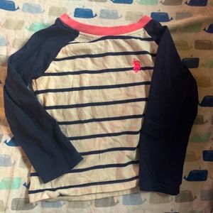 Long sleeve polo shirt